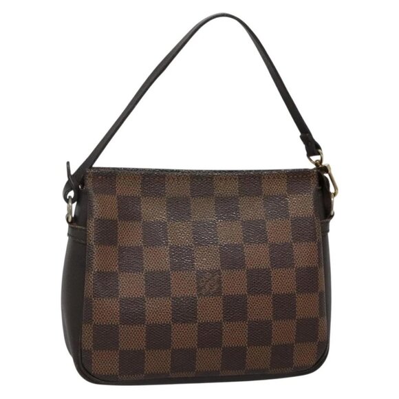 LOUIS VUITTON Damier Ebene Trousse Makeup Pouch - Picture 1 of 15